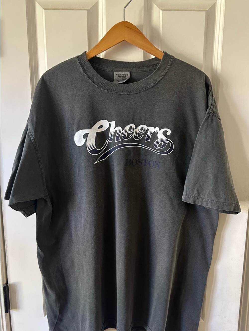 Cheers Boston Comfort Colors T-Shirt – Size XL – Vintage Style Graphic Tee